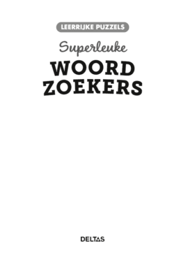 Leerrijke Puzzels Superleuke Woordzoekers J Kopen