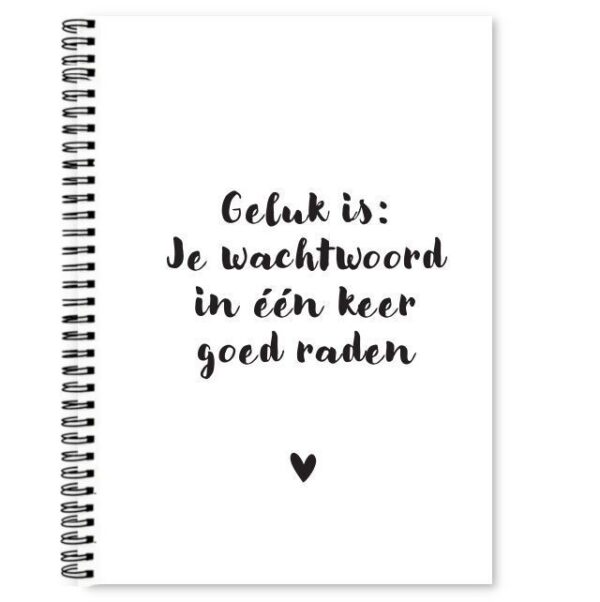 Wachtwoordenboekje Fyllbooks Binnenwerk Quote