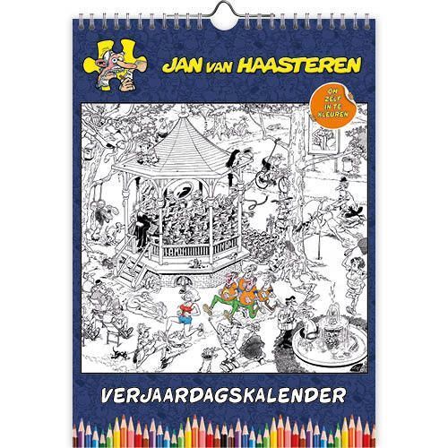 Norm klif smal Jan van Haasteren Kleurplaten Verjaardagskalender A4 Kopen? -  Invulboekjes.nl