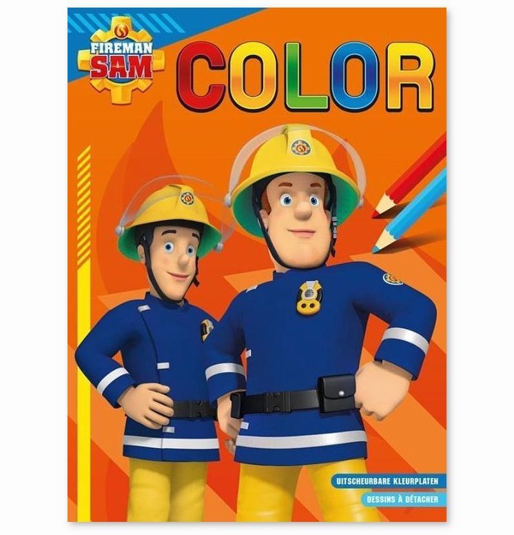 Brandweerman Sam Color kleurblok Kopen? Invulboekjes.nl