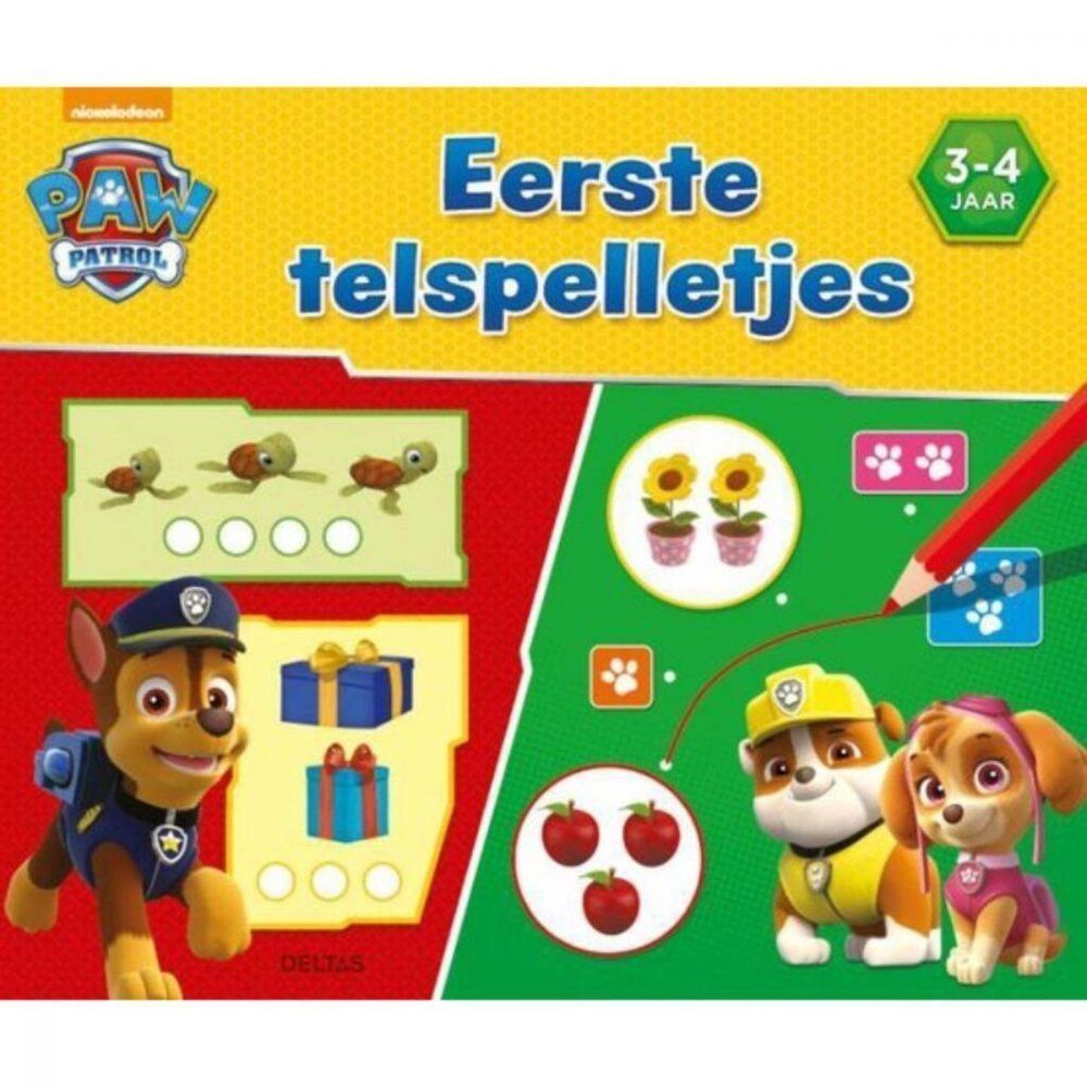 PAW Patrol Eerste telspelletjes 3-4 jaar Kopen? - Invulboekjes.nl