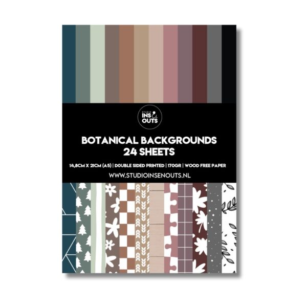 Studio Ins & Outs Paper Pack Botanical