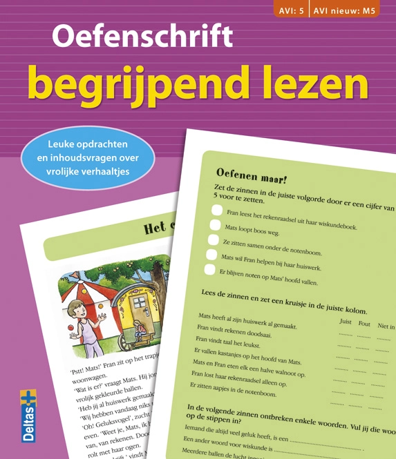 Oefenschrift begrijpend lezen (AVI:5 AVI nieuw: M5)