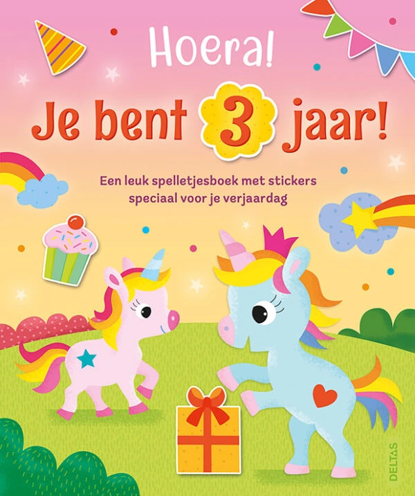 Hoera! Je bent 3 jaar! Eenhoorns