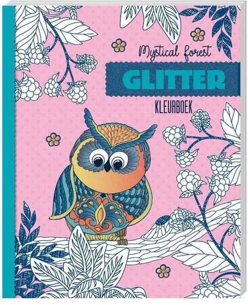 Glitter kleurboek - Mystical Forest 2