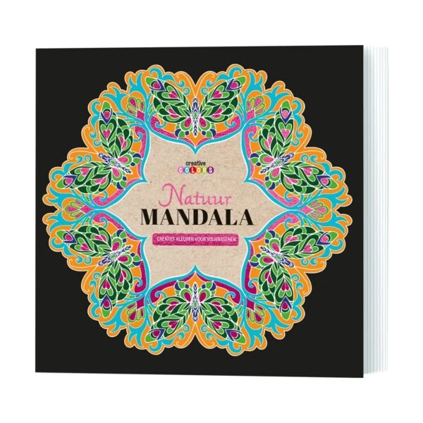 Natuur mandala kleurboek