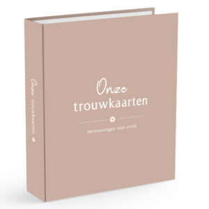 Fyllbooks Bewaarbundel Trouwkaarten Roze A5