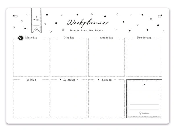 Fyllbooks Whiteboard Weekplanner A4 (2)