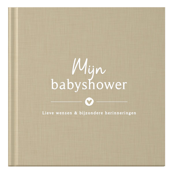 Fyllbooks Mijn Babyshower Boek Linnen Taupe (4)
