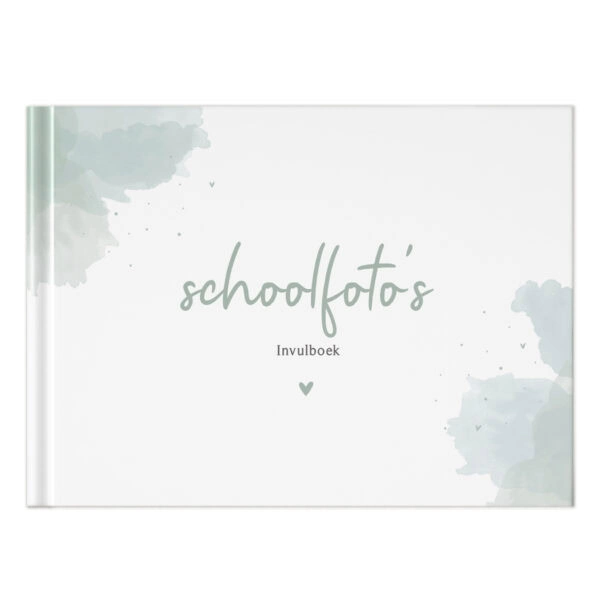 Fyllbooks Mijn Schoolfotoboek Watercolour Groen (1)