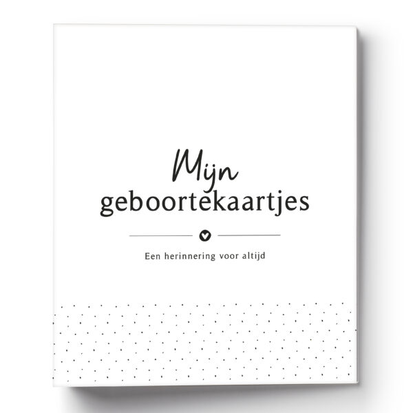 Fyllbooks Bewaarbundel Geboortekaartjes Zwart Wit A5 (2)