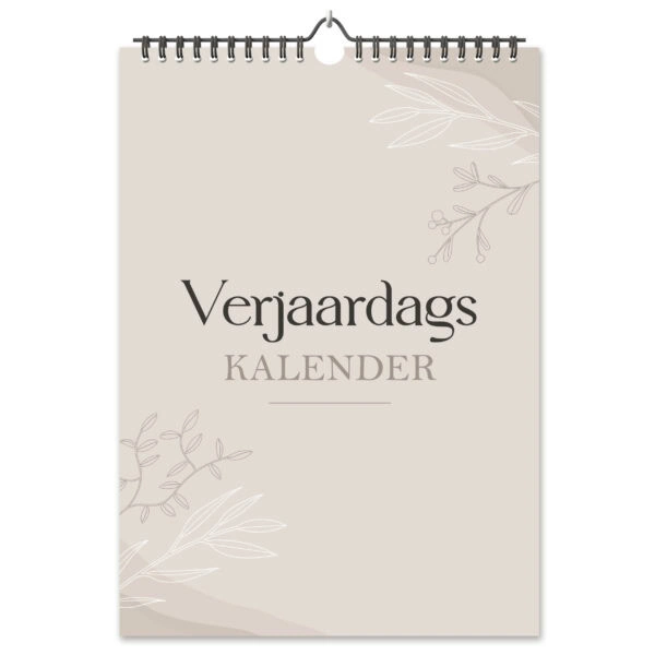 Fyllbooks Verjaardagskalender Beige (1)