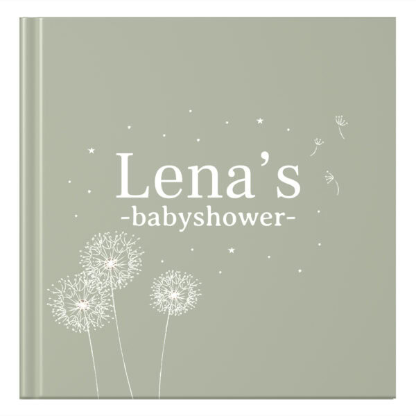 Ontwerp Je Eigen Babyshowerboek Dandelions (1)