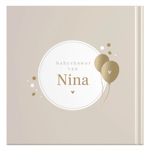 Ontwerp Je Eigen Babyshowerboek Golden Balloons (2)