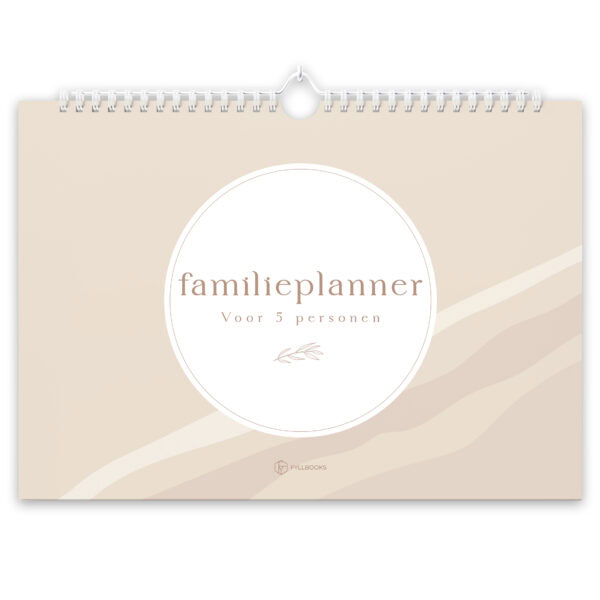 Fyllbooks Familieplanner A4 Beige (5)