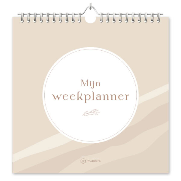 Fyllbooks Mijn Weekplanner Datumloos Beige (5)