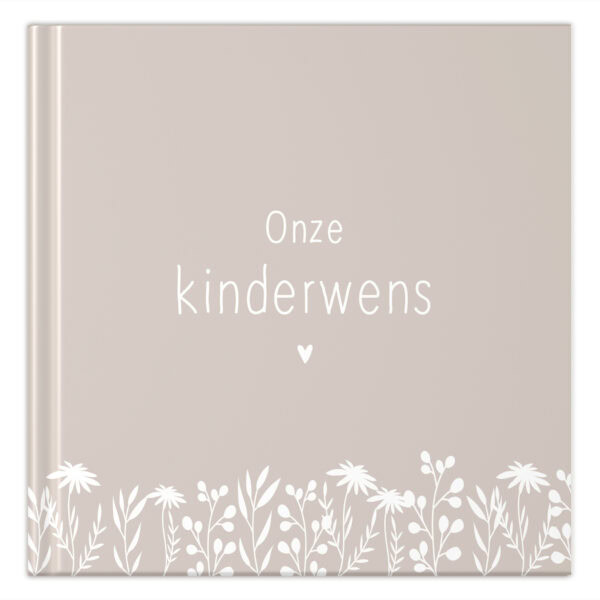 Mockup Voorkant Kinderwens Dagboek