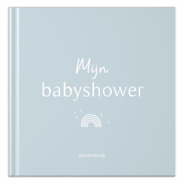 Mockup Voorkant Mijn Babyshower Blauw