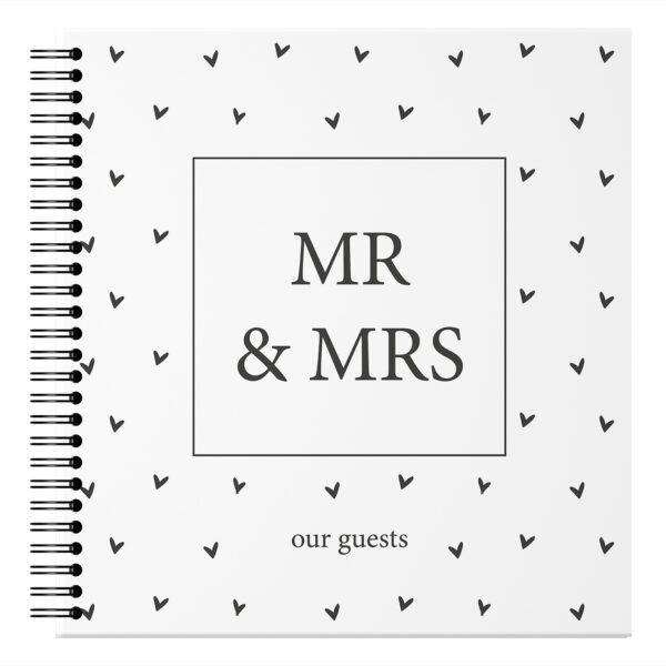 Fyllbooks Gastenboek Bruiloft Mr & Mrs (1)