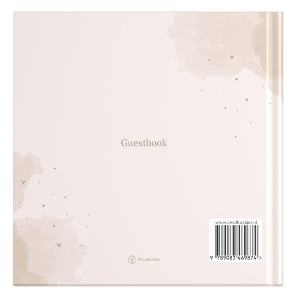 Fyllbooks Gastenboek Bruiloft Our Wedding Watercolour Beige (2)