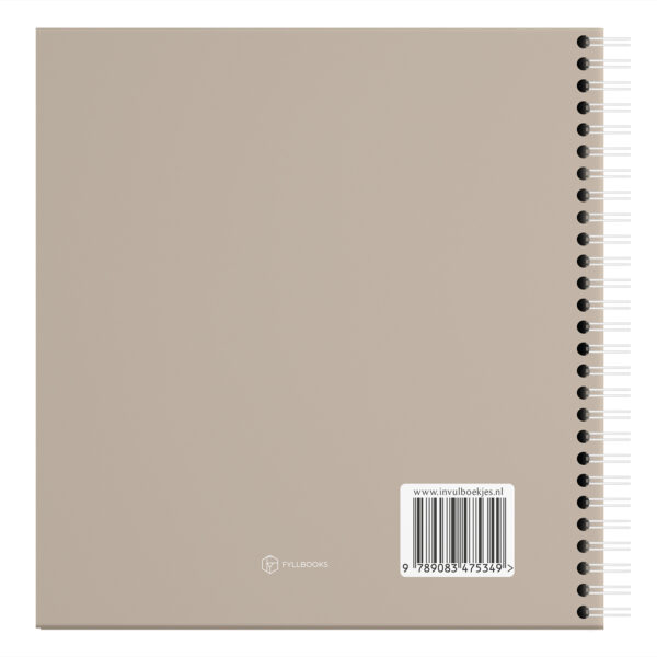 Fyllbooks Guestbook Words Of Love Taupe Universeel (2)