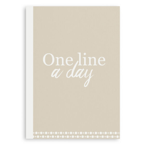 Fyllbooks One Line A Day Dagboek Beige (1)