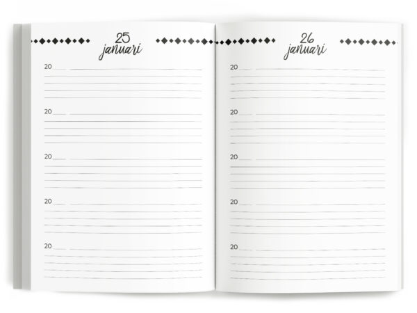 Fyllbooks One Line A Day Dagboek Beige (5)