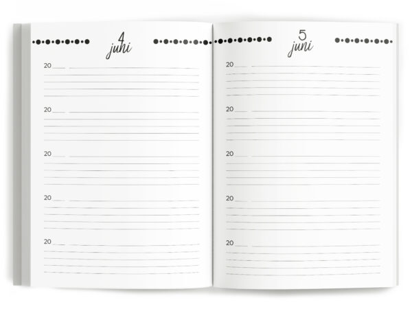 Fyllbooks One Line A Day Dagboek Beige (6)