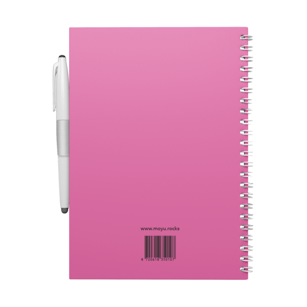 Passion Pink A5 Back Cover