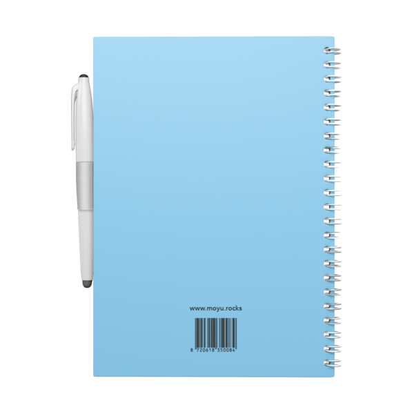 Sky Blue A5 Back Cover