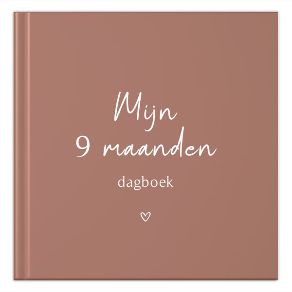 Fyllbooks Mijn 9 Maanden Dagboek Roestroze (1)