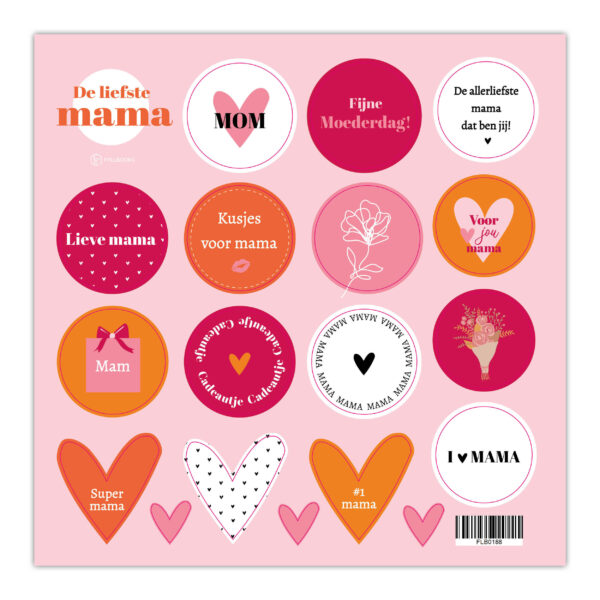 Stickers Voor De Liefste Mama (1)